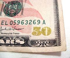 Fifty dollar bill